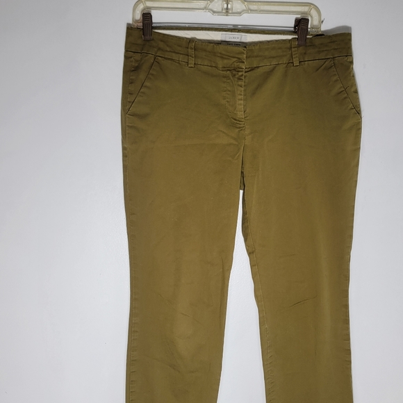 J Crew women's Capri pants green sz 6 - Picture 4 of 6